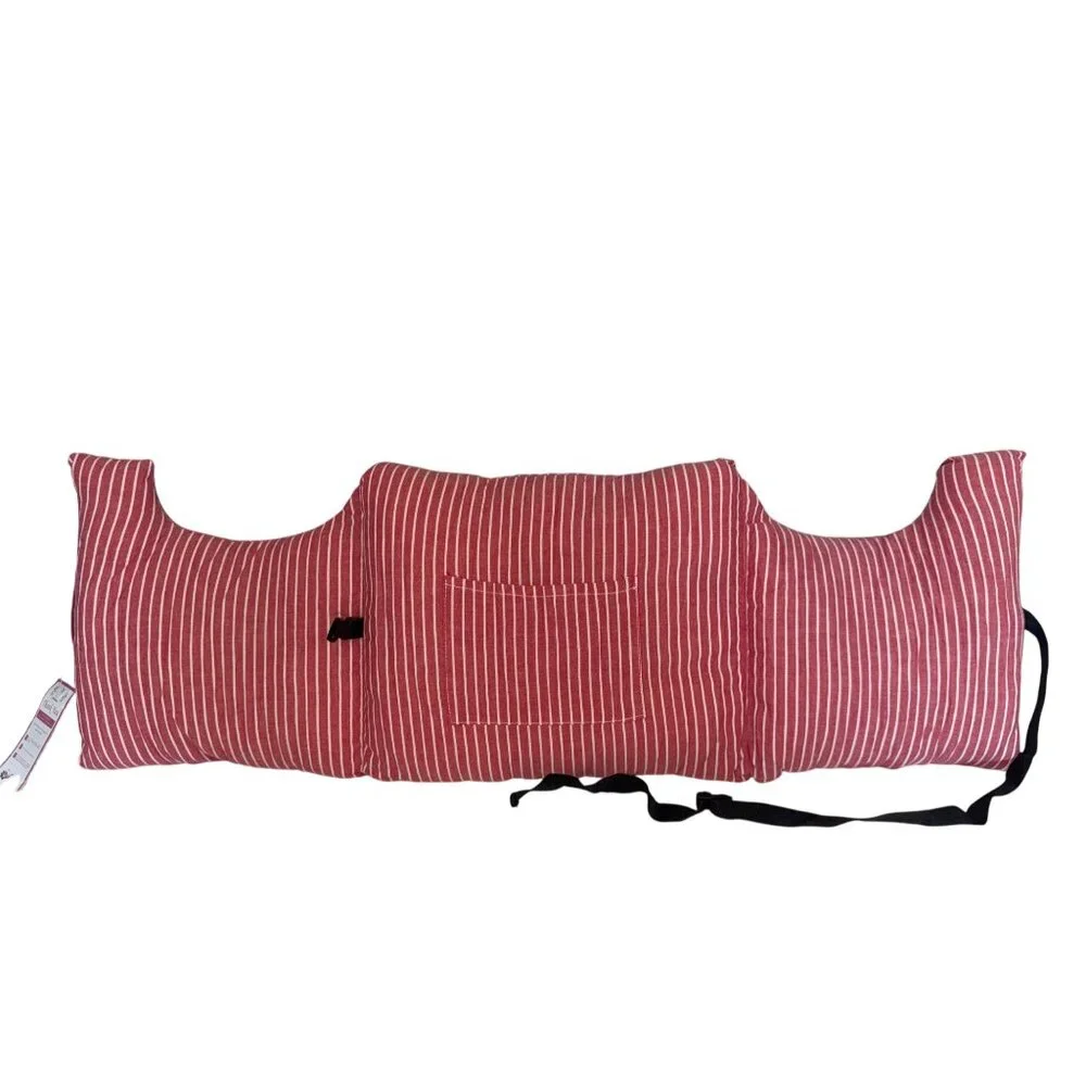 Moyoama Post Mastectomy Pillow Pink/White Striped Comfort Cushion Support NEW - Picture 1 of 11